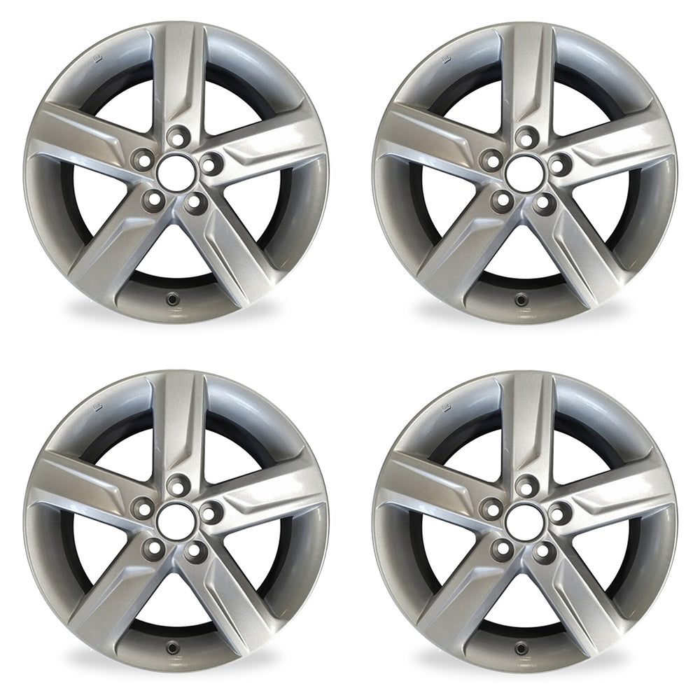 17" 17X7 Set of 4 New 5 Spoke Alloy Wheels For TOYOTA CAMRY 2012-2014 SILVER OEM Quality Replacement Rim