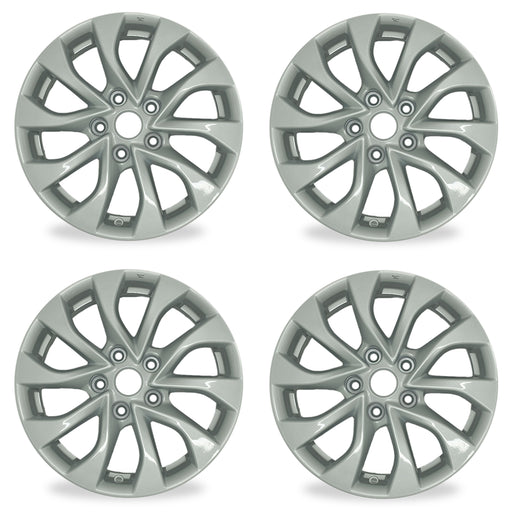 16" SET OF 4 Brand NEW 16X6.5 Alloy Wheels for Nissan Sentra 2016-2019 SILVER OEM Quality Replacement Rim