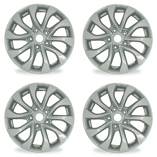 16" SET OF 4 Brand NEW 16X6.5 Alloy Wheels for Nissan Sentra 2016-2019 SILVER OEM Quality Replacement Rim