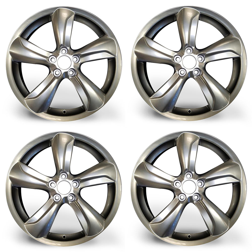 18" SET OF 4 NEW 18X8 Alloy Wheels for 2006-2011 Lexus GS350 GS430 GS460 HYPER SILVER OEM Quality Replacement Rim