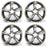 18" SET OF 4 NEW 18X8 Alloy Wheels for 2006-2011 Lexus GS350 GS430 GS460 HYPER SILVER OEM Quality Replacement Rim