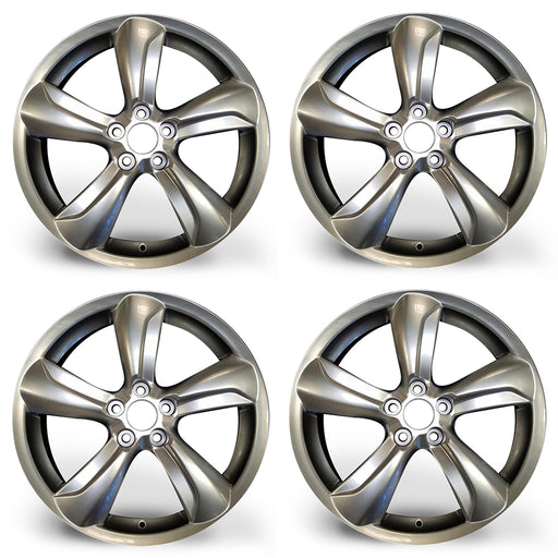 18" SET OF 4 NEW 18X8 Alloy Wheels for 2006-2011 Lexus GS350 GS430 GS460 HYPER SILVER OEM Quality Replacement Rim