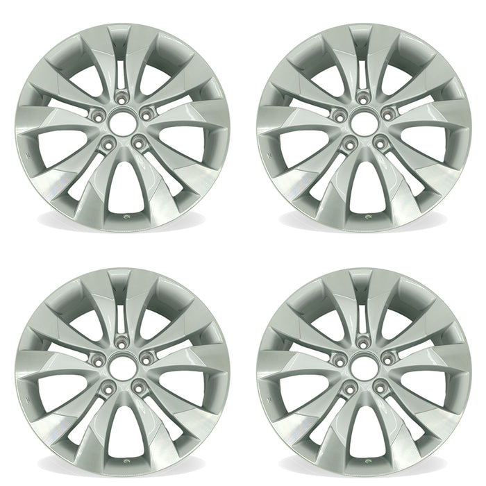 17" 17x6.5 Set of 4 Silver Wheels For Honda CR-V 2012-2014 OEM Quality Replacement Rim