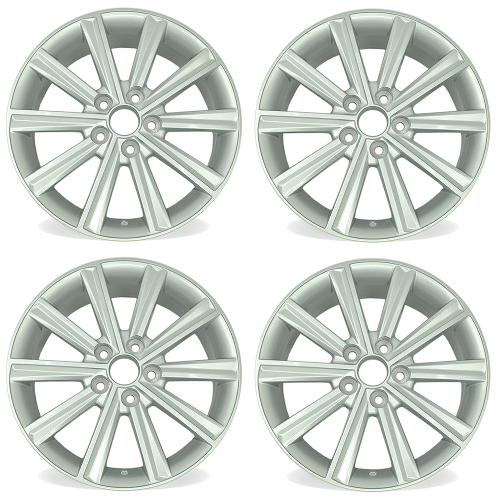 17" SET OF 4 17x7 SILVER Wheels For 2012-2014 TOYOTA CAMRY OEM Quality Replacement Rim