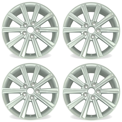 17" SET OF 4 17x7 SILVER Wheels For 2012-2014 TOYOTA CAMRY OEM Quality Replacement Rim