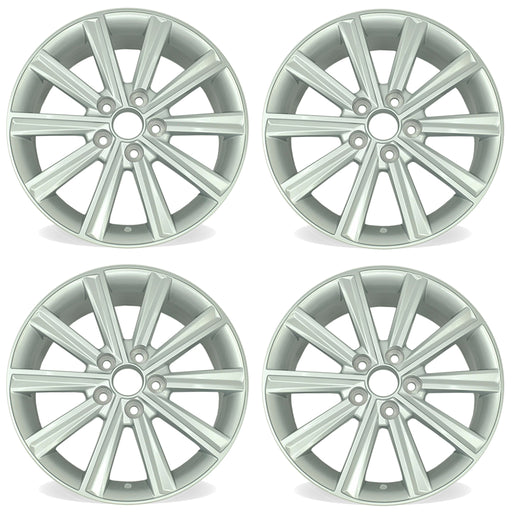 17" SET OF 4 17x7 SILVER Wheels For 2012-2014 TOYOTA CAMRY OEM Quality Replacement Rim