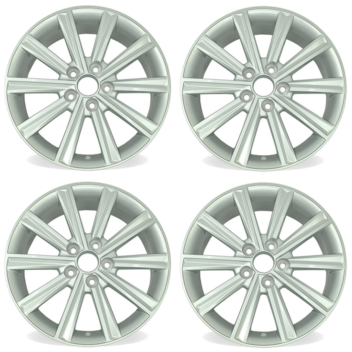 17" SET OF 4 17x7 SILVER Wheels For 2012-2014 TOYOTA CAMRY OEM Quality Replacement Rim