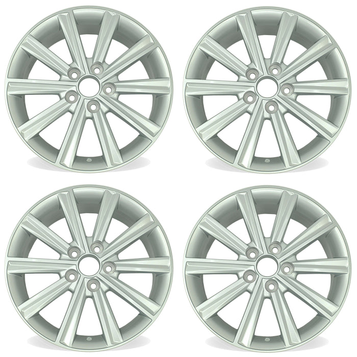 17" SET OF 4 17x7 SILVER Wheels For 2012-2014 TOYOTA CAMRY OEM Quality Replacement Rim