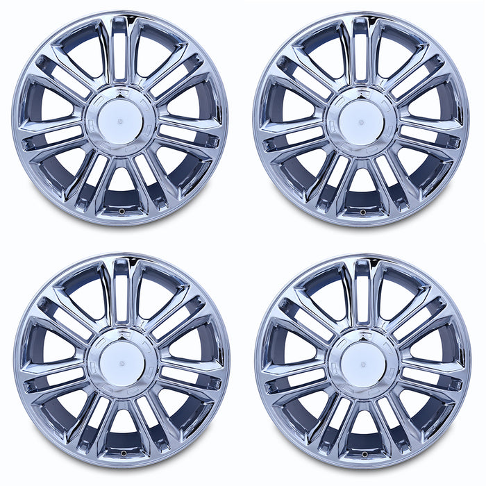 SET OF 4 NEW 22" 22x9 Alloy Wheels for  Cadillac Escalade ESV EXT 2007-2014 CHROME OEM Quality Replacement Rim