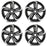 19" Set of 4 New 19X8.5 Alloy Wheels For 2018-2021 HONDA Accord OEM Quality Replacement 10 Spoke Rim