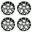 17" 17x7 Set of 4 Machined Grey Alloy Wheels For Hyundai Elantra 2019-2020 OEM Quality Replacement Rim