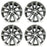 18" 18x8 Set of 4 Machined Grey Alloy Wheels For Toyota Corolla 2019-2022 OEM Quality Replacement Rim