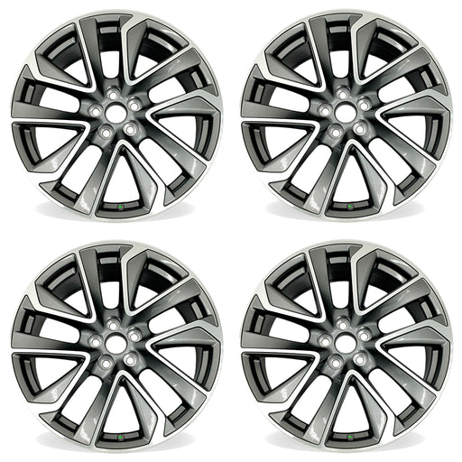 18" 18x8 Set of 4 Machined Grey Alloy Wheels For Toyota Corolla 2019-2022 OEM Quality Replacement Rim