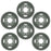 Set of 6 Brand New 16" 16x6 Steel Dually Wheels For 1994-1999 DODGE RAM 3500 SILVER OEM Quality Replacement Rim