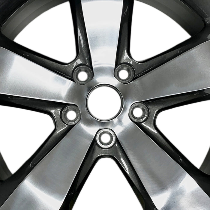 20" SET OF 4 New Wheels For 2014 2015 2016 Jeep Grand Cherokee POLISHED GRAY OEM Quality Replacement RIM