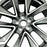 18" Single 18x8 Machined Grey Alloy Wheel For Toyota Corolla 2019-2022 OEM Quality Replacement Rim