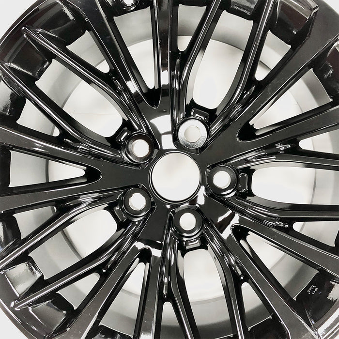 18" 18x8 Set of 4 New GLOSS Black Alloy Wheels For 2018-2022 Toyota Camry OEM Quality Replacement Rim