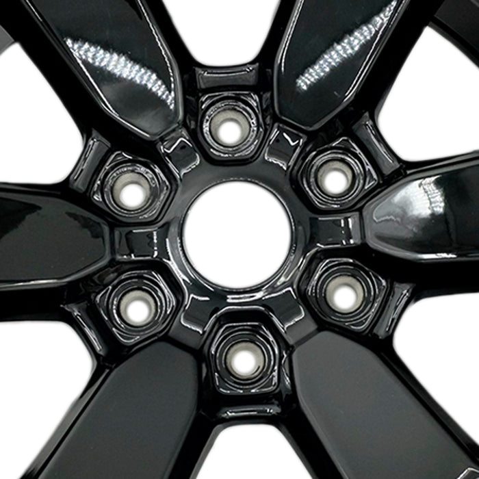 18" Single 18x8 Polished Black Wheel For Dodge RAM 1500 2019-2022 OEM Quality Replacement Rim