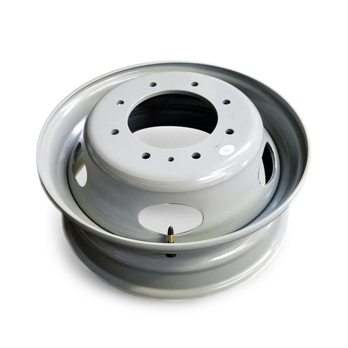 New Single 19" 19.5X6 8 Lug Super Duty Dually Steel Wheel for Ford F450SD F550SD E550SD VAN 1999-2003 Grey OEM Quality Replacement Rim 3342
