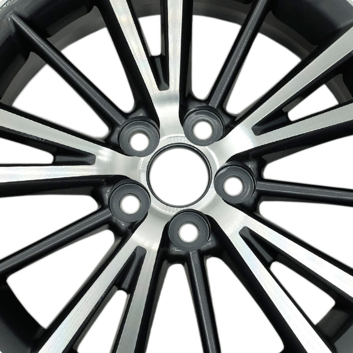 16" Set of 4 16X6.5  Machined GREY Wheels For 2016-2019 Toyota Corolla OEM Quality Replacement Rim
