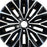 16" Brand New Single 16x6.5 Alloy Wheel For VOLKSWAGEN JETTA 2019-2021 Machined Black OEM Quality Replacement Rim