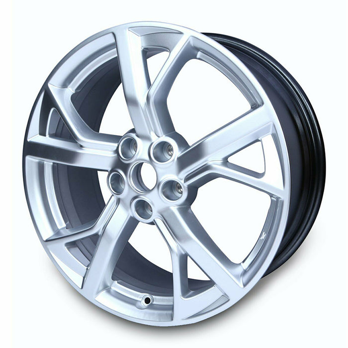 Set of 4 New 19" 19x8 Silver Hyper Alloy Wheels For 2012 2013 2014 Nissan Maxima OEM Quality Replacement Rim