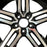 19" Set of 4 Brand New 19x8 5 spoke Alloy Wheels for HONDA ACCORD 2016 2017 Machined Black OEM Quality Replacement Rim