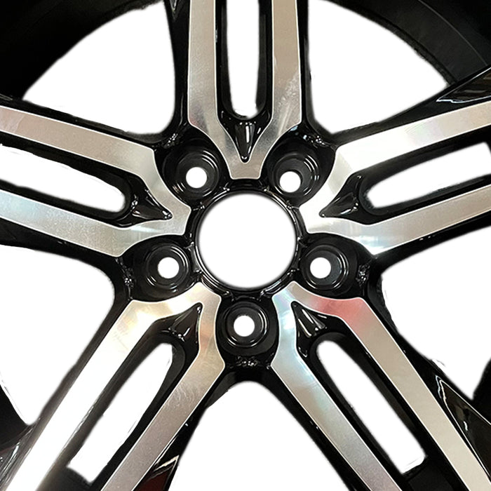19" Set of 4 Brand New 19x8 5 spoke Alloy Wheels for HONDA ACCORD 2016 2017 Machined Black OEM Quality Replacement Rim