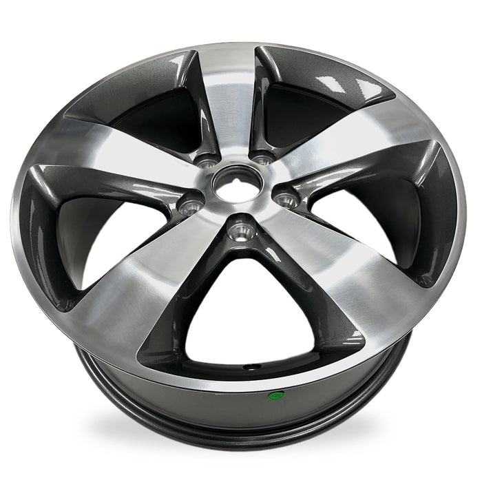20" SET OF 4 New Wheels For 2014 2015 2016 Jeep Grand Cherokee POLISHED GRAY OEM Quality Replacement RIM