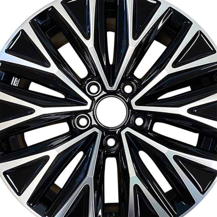 16" SET OF 4 16x6.5 Alloy Wheels For VOLKSWAGEN JETTA 2019-2021 Machined Black OEM Quality Replacement Rim