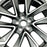 18" 18x8 Set of 4 Machined Grey Alloy Wheels For Toyota Corolla 2019-2022 OEM Quality Replacement Rim