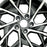 17" 17x7 Set of 4 Machined Grey Alloy Wheels For Hyundai Elantra 2019-2020 OEM Quality Replacement Rim