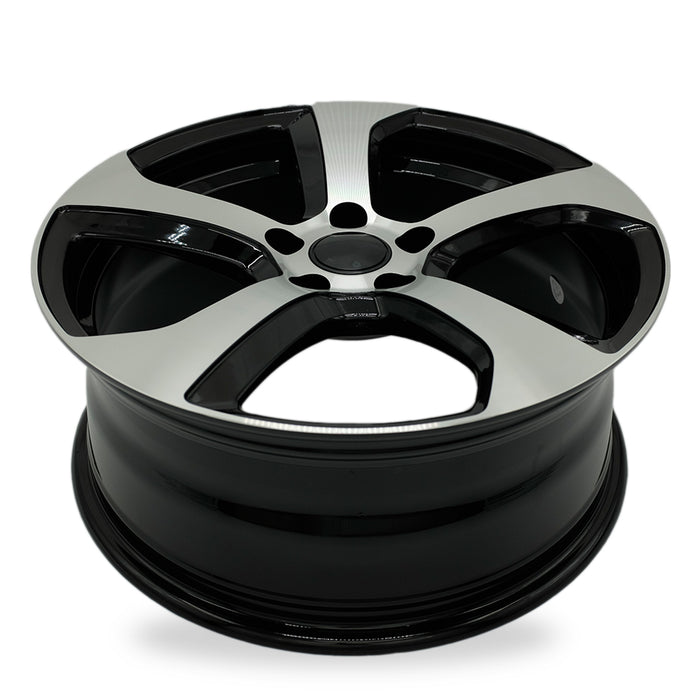 For Volkswagen Golf GTI New Single OEM Design Wheel 18" 18x7.5 2014-2020 Machined Black Replacement Rim
