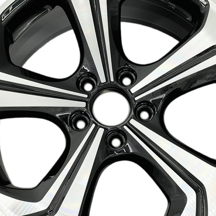 18" SET OF 4 18X7.5  Machined BLACK Wheels For 2014 2015 Honda Civic OEM Quality Replacement Rim