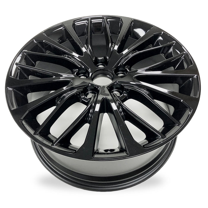 18" 18x8 Single New GLOSS Black Alloy Wheel For 2018-2022 Toyota Camry OEM Quality Replacement Rim