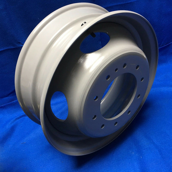 Brand New Single 19.5" 19.5x6 10 Lug Steel Wheel for Dodge RAM 4500 5500 2008-2020 Super Duty Dually Gray OEM Quality Replacement Rim