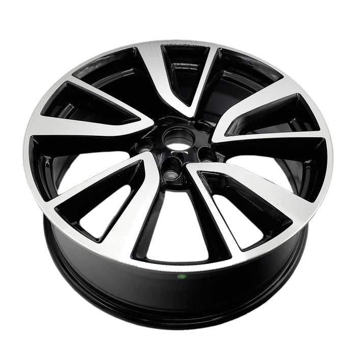 19" Single 19x7 Machined Black Alloy Wheel For Nissan Rogue 2017-2020 OEM Quality Replacement Rim