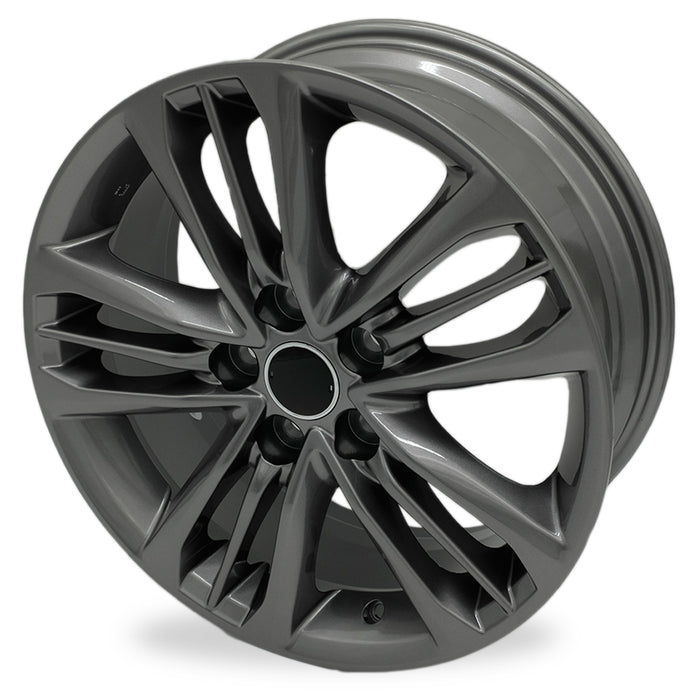 17" Brand New Single 17x7 15 spoke Alloy Wheel For TOYOTA CAMRY 2015-2017 GREY OEM Quality Replacement Rim