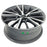 16" Set of 4 16X6.5  Machined GREY Wheels For 2016-2019 Toyota Corolla OEM Quality Replacement Rim
