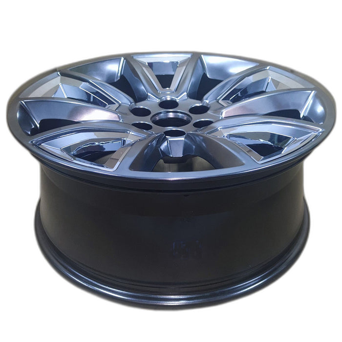 22" New Single Wheel For 2015-2020 Chevy Silverado 1500 Suburban Tahoe Hyper Silver OEM Quality Replacement Rim