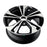 16" Set of 4 16x6.5 Machined Black Alloy Wheels For Nissan Sentra 2020-2022 OEM Quality Replacement Rim