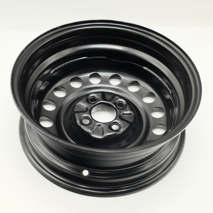 15" Single 15X5.5 Black Steel Wheel For Nissan Versa 2013-2019 OEM Quality Replacement Rim