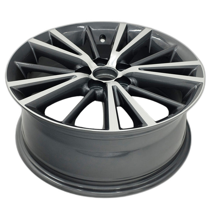 16" NEW Single 16X6.5  Machined GREY Wheel For 2016-2019 Toyota Corolla OEM Quality Replacement Rim