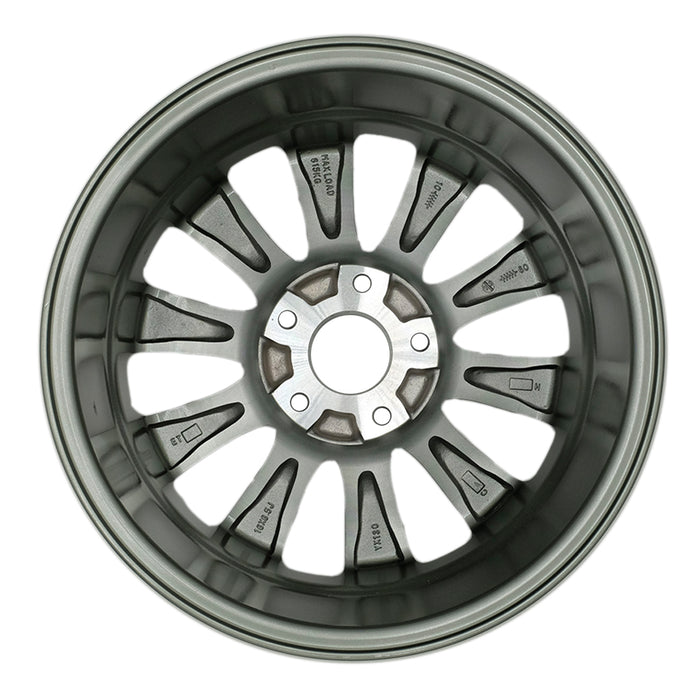 16" Single 16X6.5 Machined Grey Alloy Wheel For Honda Civic 2009-2011 OEM Quality Replacement Rim