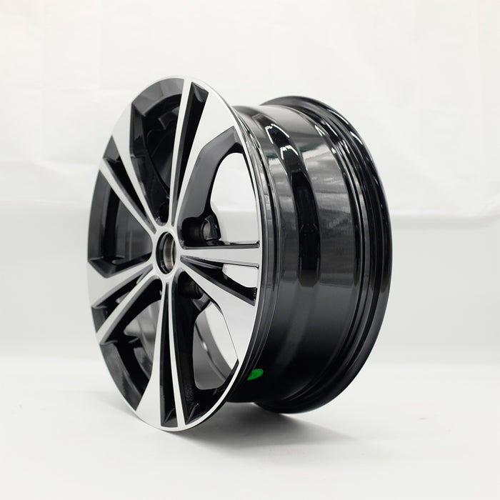 16" Single 16x6.5 Machined Black Alloy Wheel For Nissan Sentra 2020-2022 OEM Quality Replacement Rim