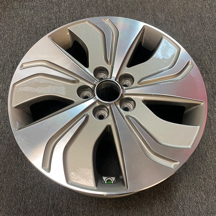 Brand New Single 17" 17x6.5 Machined Grey Alloy Wheel for Hyundai Sonata 2013 2014 2015 OEM Quality Replacement Rim