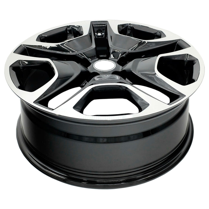 19x7 Rims 19” Set of 4 19x7.5 Machined Black Wheels for Toyota RAV4 2019-2023 OE ...