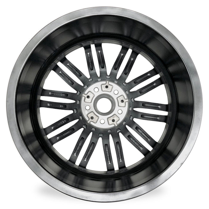 Brand New Single 19" 19X8 FRONT Alloy Wheel For BMW 530e 530i 540i M550i 2017-2020 Machined Gray OEM Quality Replacement Rim