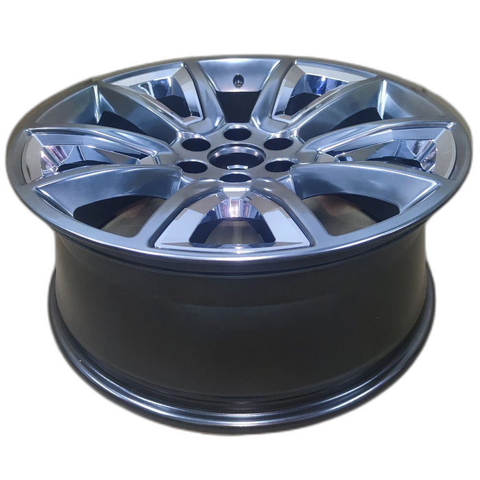 22" New Single Wheel For 2015-2020 Chevy Silverado 1500 Suburban Tahoe Hyper Silver OEM Quality Replacement Rim