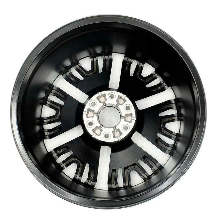 22" Single 22x9 Machined Black Wheel For Chevy GMC Sierra Denali Silverado Suburban Tahoe Yukon XL 1500 2019-2022 OEM Quality Replacement Rim